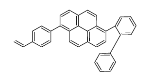 1-(4-ethenylphenyl)-6-(2-phenylphenyl)pyrene结构式