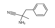 Benzenepropanenitrile,-alpha--amino--alpha--methyl-结构式