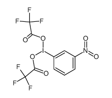 1-[bis(trifluoroacetoxy)iodo]-3-nitrobenzene Structure