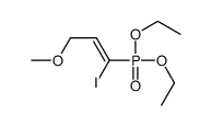 1-diethoxyphosphoryl-1-iodo-3-methoxyprop-1-ene Structure