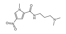N-[3-(dimethylamino)propyl]-1-methyl-4-nitro-1H-pyrrole-2-carboxamide结构式
