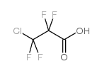 3-氯-2,2,3,3-四氟丙酸结构式