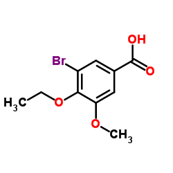 3-BROMO-4-ETHOXY-5-METHOXY-BENZOIC ACID structure