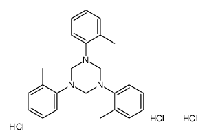 hexahydro-1,3,5-tris(o-tolyl)-1,3,5-triazine trihydrochloride结构式