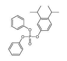 3,4-双(异丙基)苯基磷酸二苯酯结构式