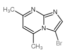 3-溴-5,7-二甲基咪唑并[1,2-a]嘧啶结构式