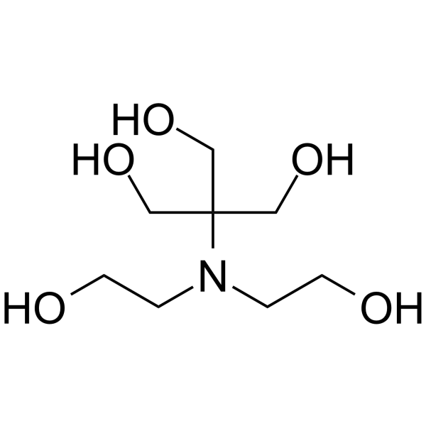 双(2-羟乙基)氨基(三羟甲基)甲烷结构式