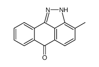 3-methyl-1(2)H-dibenz[cd,g]indazol-6-one Structure