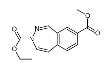 3-O-ethyl 8-O-methyl 2,3-benzodiazepine-3,8-dicarboxylate结构式