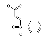 3-(4-methylphenyl)sulfonylprop-2-enoic acid结构式