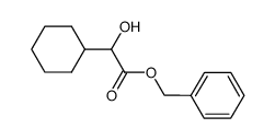 benzyl 2-cyclohexyl-2-hydroxyethanoate结构式