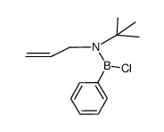N-allyl-N-(tert-butyl)-1-chloro-1-phenylboranamine结构式