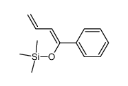 trimethylsilyl dienol ether of crotonophenone Structure