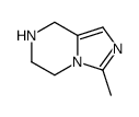 3-Methyl-5,6,7,8-tetrahydroimidazo[1,5-a]pyrazine Structure
