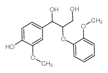 愈创木酚基甘油-β-愈创木基醚结构式
