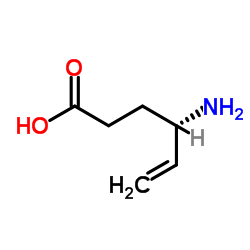 S(+)-4-Aminohexenoic acid Structure