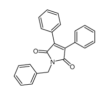 1-benzyl-3,4-diphenyl-1H-pyrrole-2,5-dione Structure