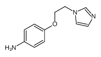 4-(2-imidazol-1-ylethoxy)aniline Structure