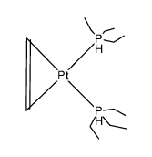 cis-Pt(η2-C2H4)(PEt3)2结构式