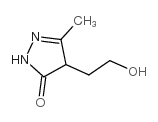 4-(2-羟基乙基)-3-甲基-2-吡唑啉-5-酮结构式