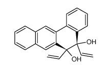 trans-5,6-Dihydroxy-5,6-divinyl-5,6-dihydrobenz[a]anthracene结构式