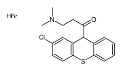 1-(2-chloro-9H-thioxanthen-9-yl)-3-(dimethylamino)propan-1-one,hydrobromide结构式