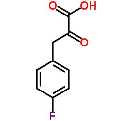 3-(4-氟苯基)-2-氧代丙酸结构式