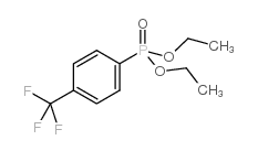 (4-三氟甲基-苯基)-磷酸二乙酯结构式