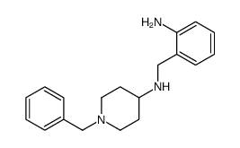 2-氨基-N-[1-(苯基甲基)-4-哌啶基]-苯甲胺结构式