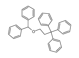 benzhydryl 3,3,3-triphenylpropyl ether结构式