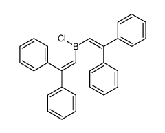 chloro-bis(2,2-diphenylethenyl)borane结构式
