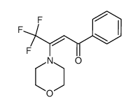 1-benzoyl-2-(1-morpholino)-3,3,3-trifluoro-1-propene Structure