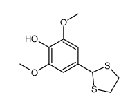 4-(1,3-dithiolan-2-yl)-2,6-dimethoxyphenol Structure