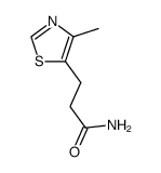 3-(4-methyl-thiazol-5-yl)-propionic acid amide结构式