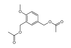 2,4-bis-acetoxymethyl-1-methoxy-benzene Structure