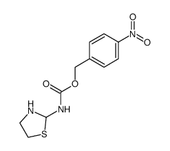 2-N-(p-nitrobenzylcarbonyl)-aminothiazolidine结构式