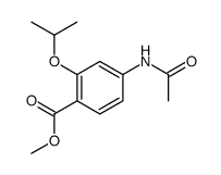 4-acetylamino-2-isopropoxy-benzoic acid methyl ester Structure