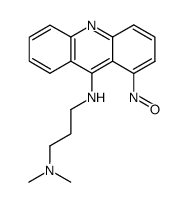N1,N1-dimethyl-N3-(1-nitrosoacridin-9-yl)propane-1,3-diamine结构式