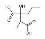 (2R,3S)-2-hydroxy-3-methyl-2-propylbutanedioic acid Structure