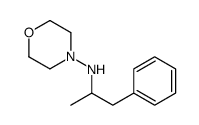 N-(1-phenylpropan-2-yl)morpholin-4-amine结构式