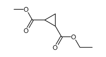 Aethylmethyl-1,2-cyclopropandicarboxylat结构式