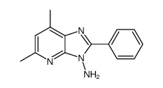 phenyl-2 amino-3 dimethyl-5,7 imidazo(4,5-b)pyridine结构式