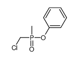 [chloromethyl(methyl)phosphoryl]oxybenzene Structure