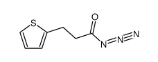 3-Thiophen-2-yl-propionyl azide结构式