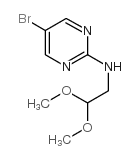 5-溴-N-(2,2-二甲氧基乙基)嘧啶-2-胺结构式
