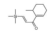1-(6-methylcyclohexen-1-yl)-3-trimethylsilylprop-2-en-1-one结构式
