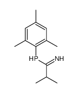 2-methyl-1-(2,4,6-trimethylphenyl)phosphanylpropan-1-imine结构式