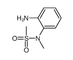 N-(2-氨基苯基)-N-甲基甲磺酰胺结构式