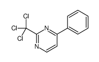 4-phenyl-2-(trichloromethyl)pyrimidine Structure