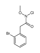 2-(2-bromophenyl)-N-chloro-N-methoxyacetamide Structure